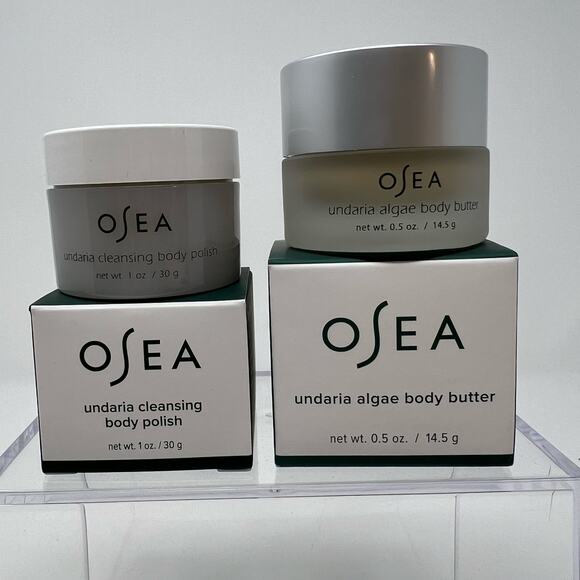 New in Box Osea Undaria Cleansing Body Polish and Algae Body Butter Set - Picture 1 of 11